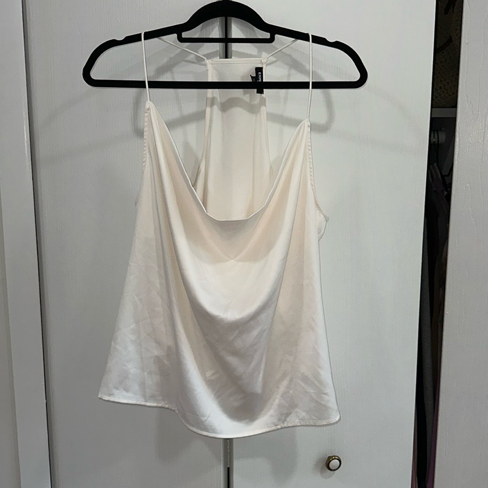 Express cream drape tank